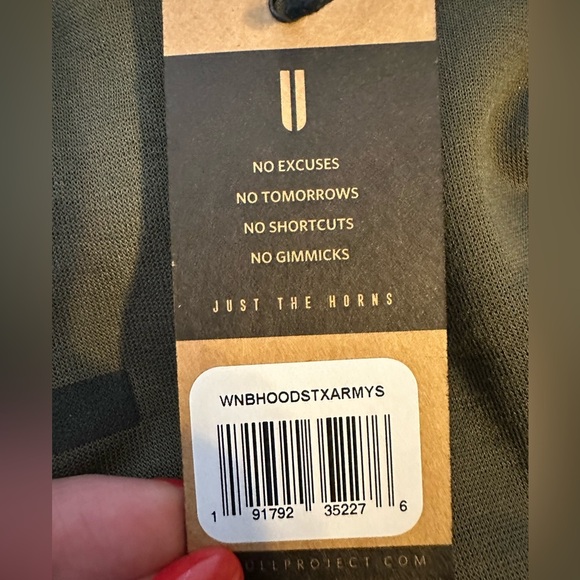 NWT NO BULL women’s army green hoodie-small - Picture 5 of 5